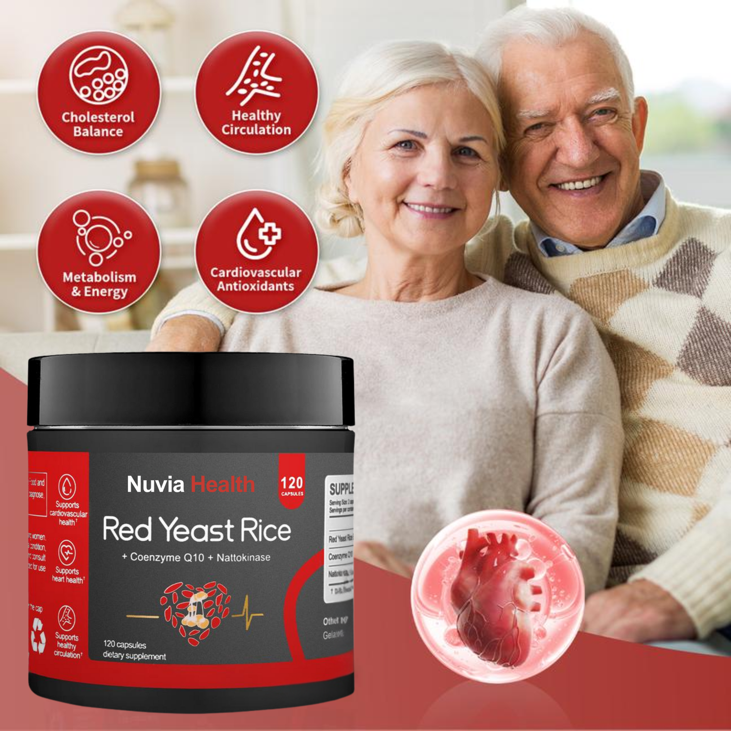 Red Yeast Rice with CoQ10 & Nattokinase